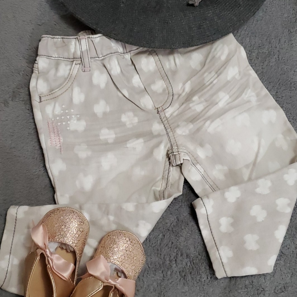 24 mo baby/toddler Light grey denim pants